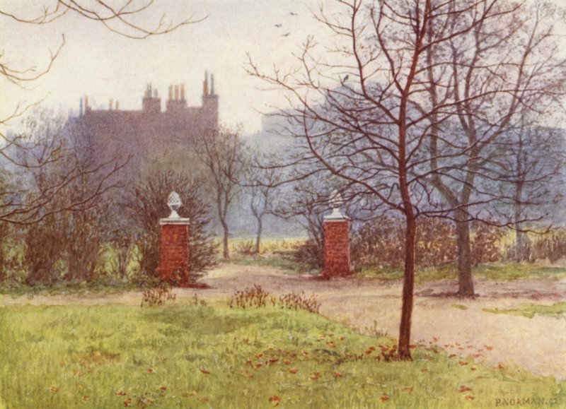 Jardim de Scarsdale House, Kensington, 1892 de Philip Norman
