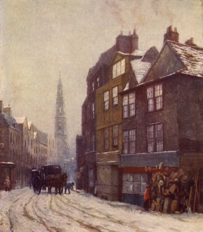 Hospedagem de Nell Gwyns, Drury Lane, fevereiro de 1881 de Philip Norman