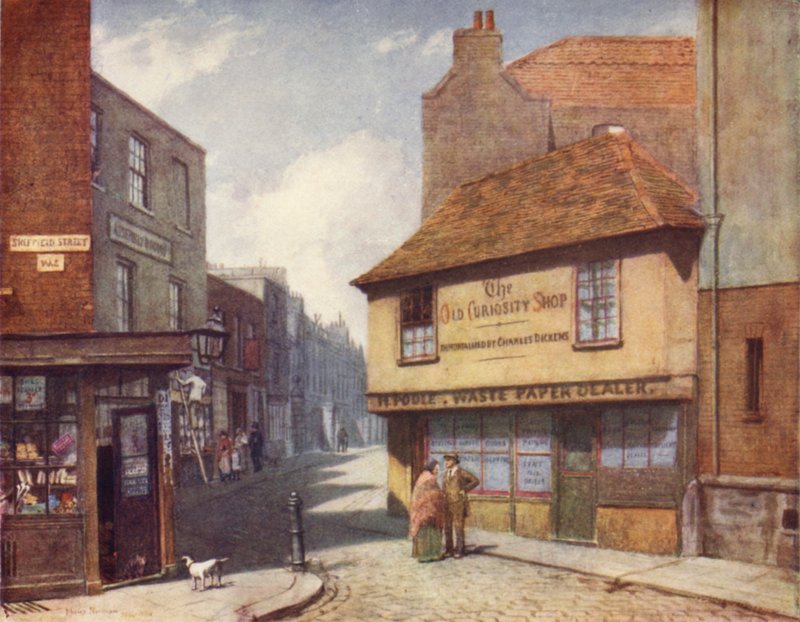 Antiga loja de curiosidades, Portsmouth Street, 1884 de Philip Norman