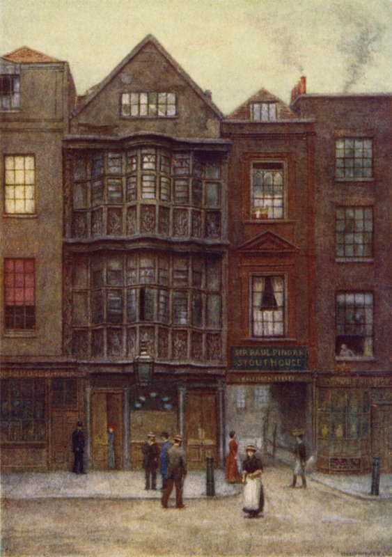 Casa de Sir Paul Pindars, Bishopsgate Street, 1877 de Philip Norman