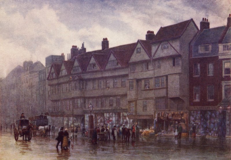 Staple Inn, Holborn, 1884 de Philip Norman