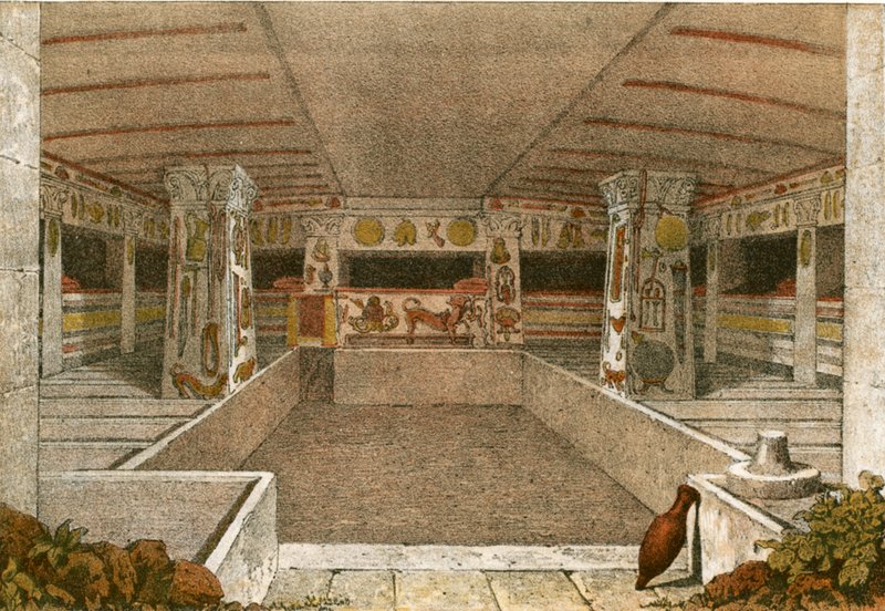 Sala Sepulcral em Caere de Philippe Benoist