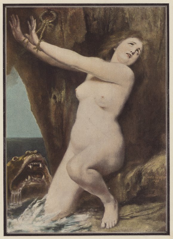 Andrômeda (lito colorido) de Philippe Felix Dupuis