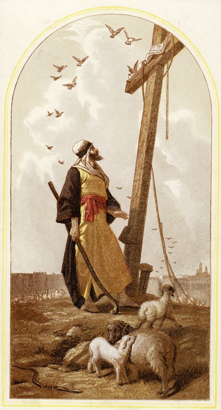 O pastor de Jerusalém (cromolito) de Phillip Richard Morris