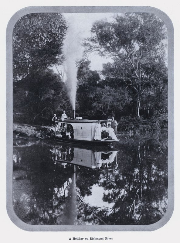 Um feriado no Rio Richmond (foto a p/b) de Photographer Australian