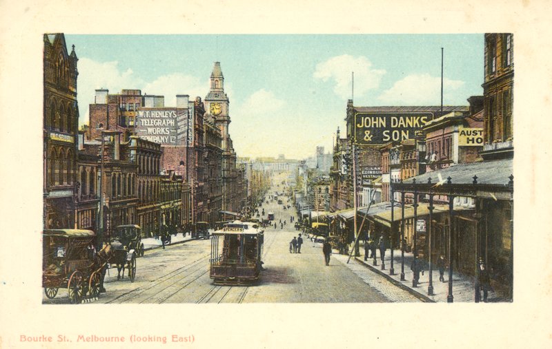 Bourke Street, Melbourne, Victoria, Austrália (foto) de Photographer Australian