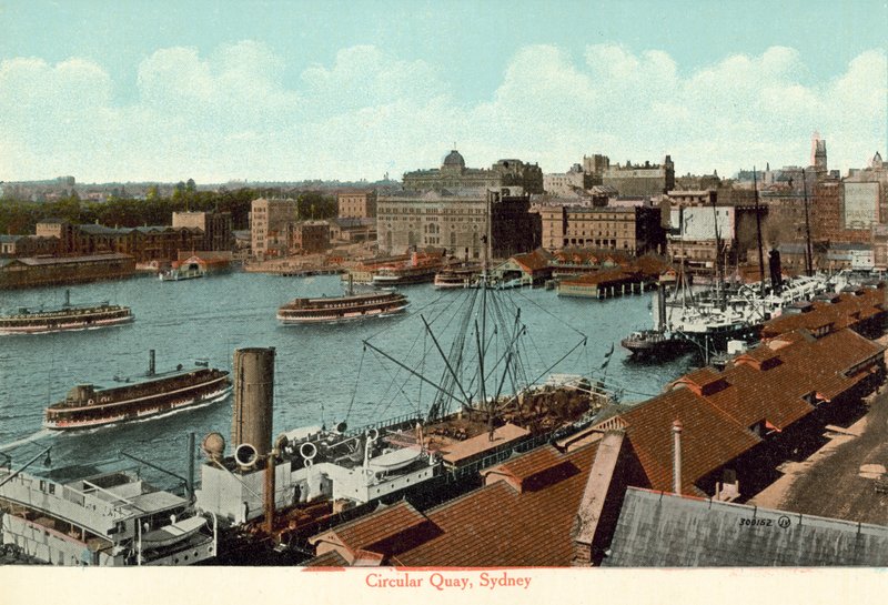 Circular Quay, Sydney (foto a cores) de Photographer Australian
