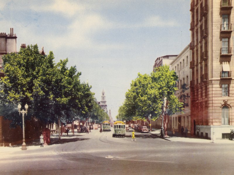 Collins Street, Melbourne (foto colorida) de Photographer Australian