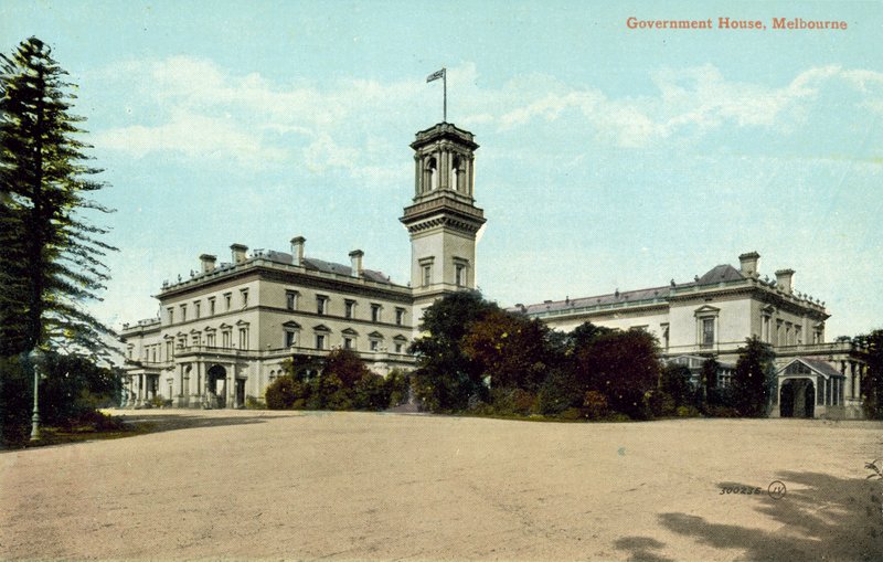 Government House, Melbourne (foto a cores) de Photographer Australian