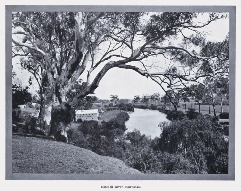 Rio Mitchell, Bairnsdale (foto a p/b) de Photographer Australian