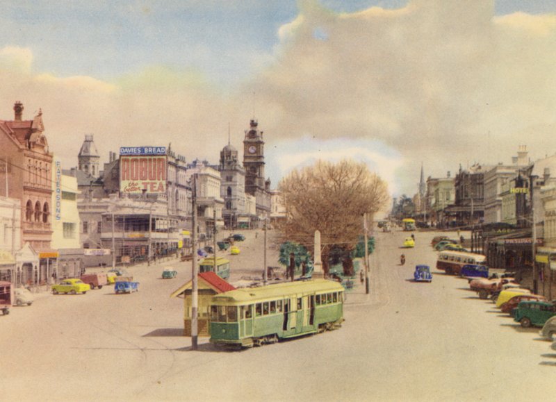 Sturt Street, Ballarat (foto a cores) de Photographer Australian