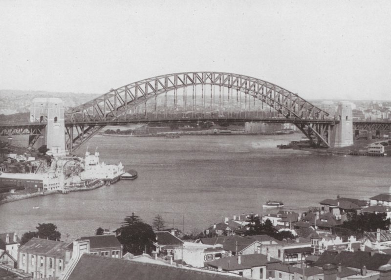 Ponte do Porto de Sydney (foto a p/b) de Photographer Australian