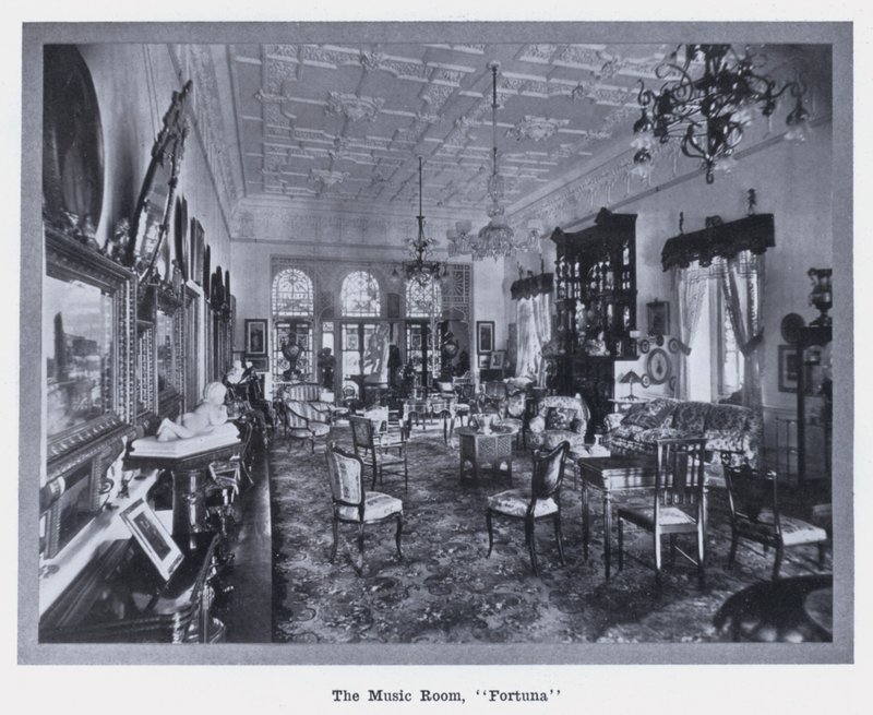 A Sala de Música, "Fortuna" (foto a p/b) de Photographer Australian