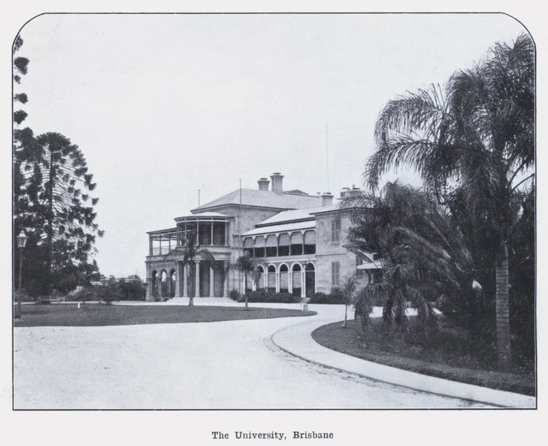A Universidade, Brisbane (foto a p/b) de Photographer Australian