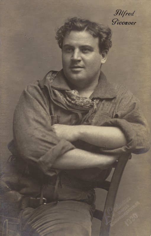 Alfred Piccaver, cantor de ópera anglo-americano (foto a p/b) de Photographer Austrian