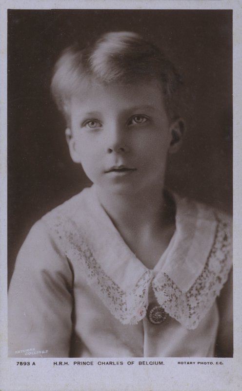 Príncipe Carlos da Bélgica, Conde da Flandres (foto a p/b) de Photographer Belgian