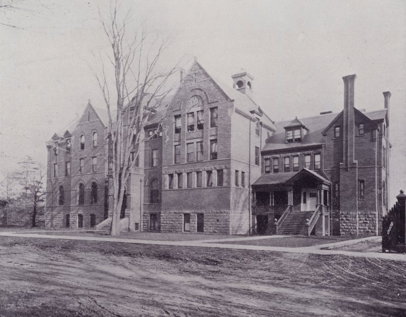 Canadá: Wycliffe College, Toronto (foto a p/b) de Photographer Canadian