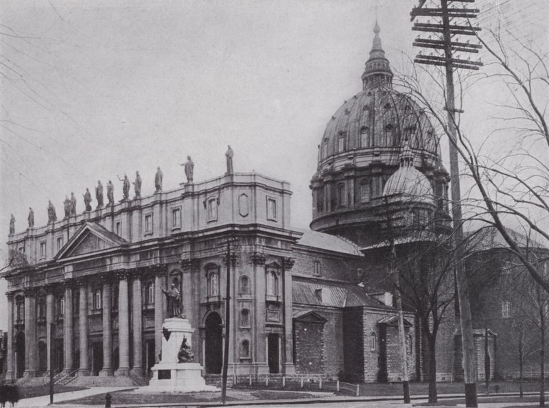 Catedral de São Tiago, Montreal (foto a p/b) de Photographer Canadian
