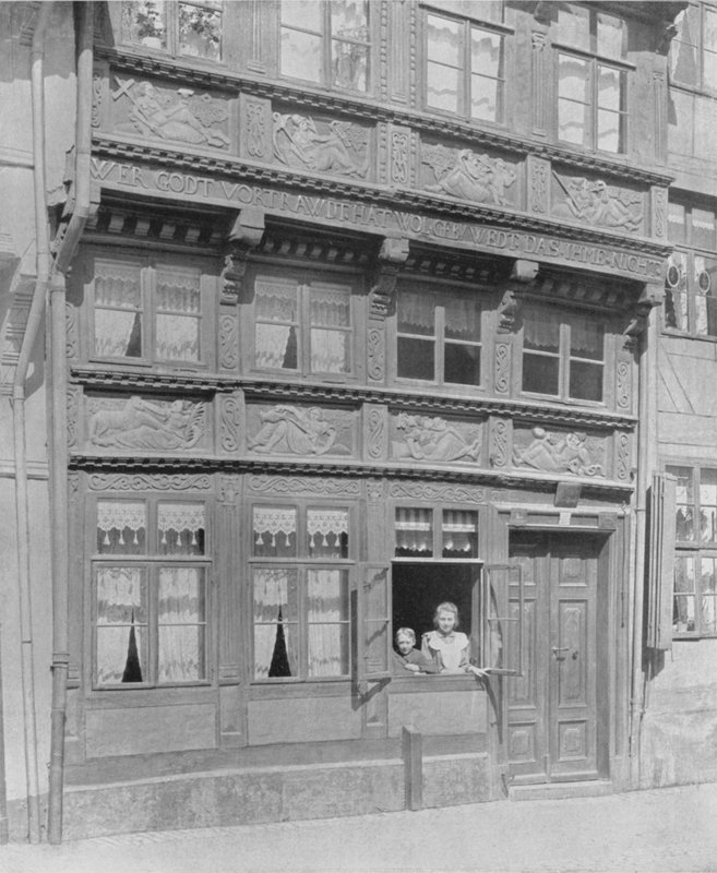 Casa antiga, Wollenweberstrasse 61 (foto a p/b) de Photographer German