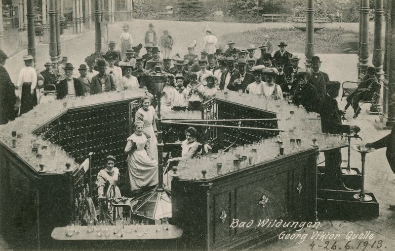 Bad Wildungen. Cartão postal enviado em 1913. de Photographer German