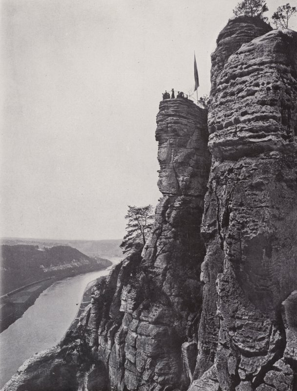 Bastei rochas (foto a p/b) de Photographer German