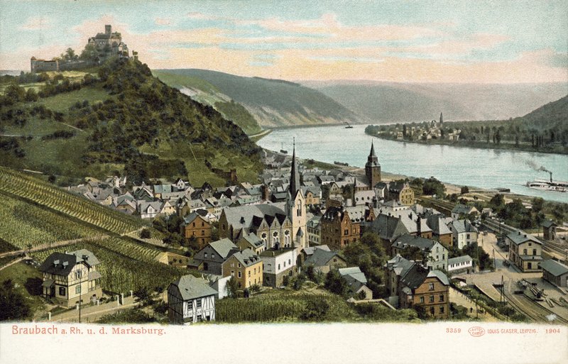 Braubach, Alemanha (foto a cores) de Photographer German
