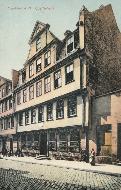 Goethe House, Frankfurt (foto a cores) de Photographer German