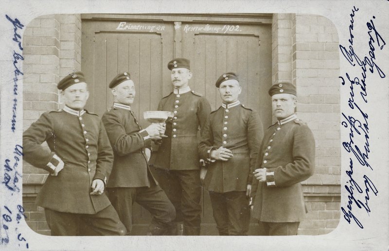 Grupo de soldados do exército alemão de Photographer German