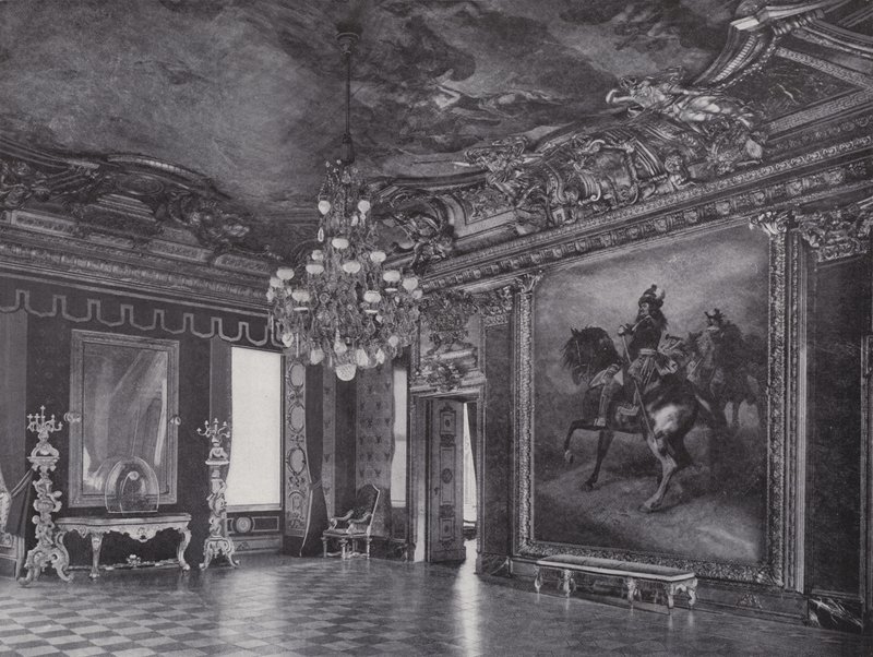 Castelo Real, A sala da águia vermelha (foto a p/b) de Photographer German