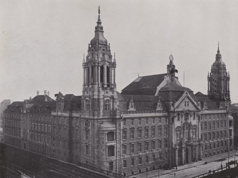 Tribunal de Comarca de Der Neuen Friedrich-Strasse (foto a p/b) de Photographer German