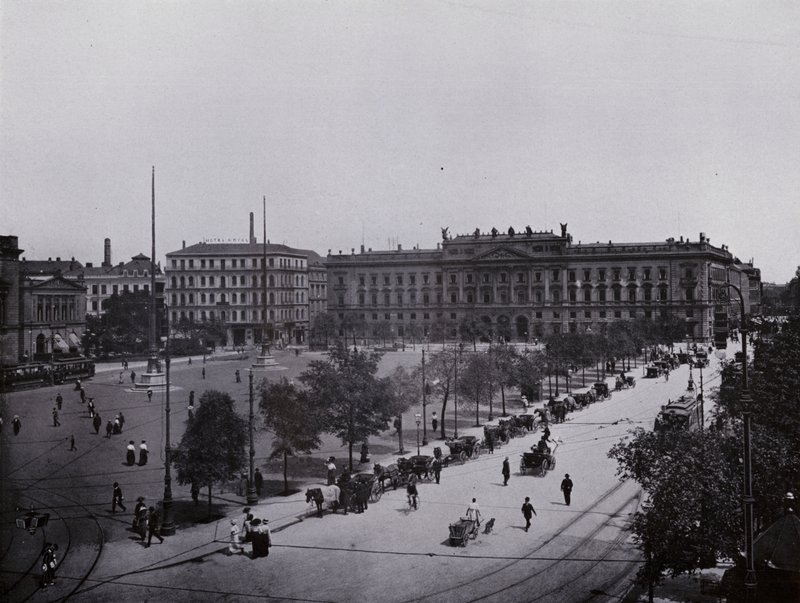 Leipzig: Augustusplatz (foto a p/b) de Photographer German