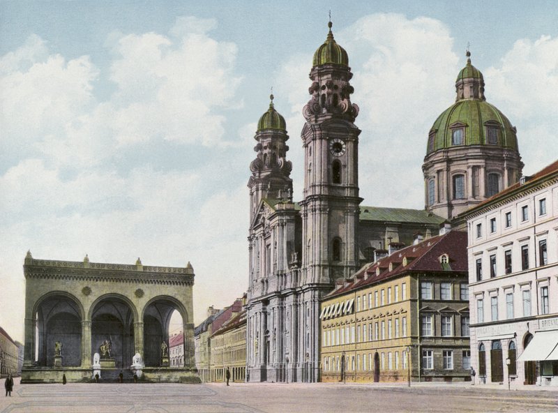 Munique/Munique: Theatinerkirche U Feldherrnhalle (foto) de Photographer German