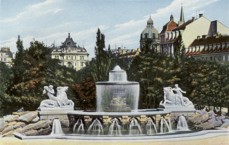 Munique: Wittelsbacher Fountain (foto) de Photographer German
