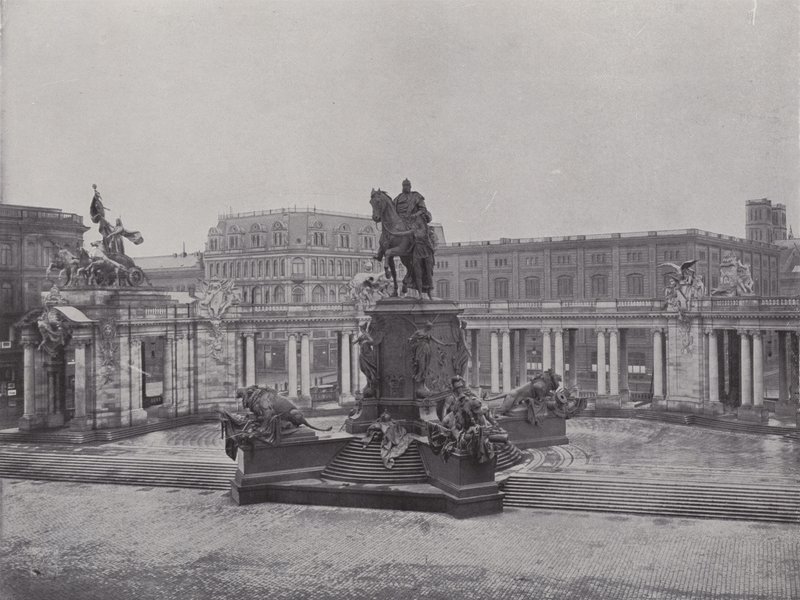 Monumento Nacional Kaiser Wilhelm I (foto a p/b) de Photographer German
