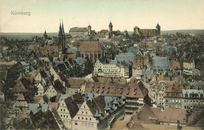 Nuremberga, Alemanha (foto a cores) de Photographer German