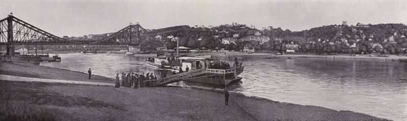 Panorama de Loschwitz (foto a p/b) de Photographer German