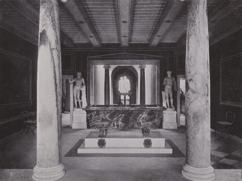 Potsdam, Charlottenhof, Romische Bader (foto a p/b) de Photographer German