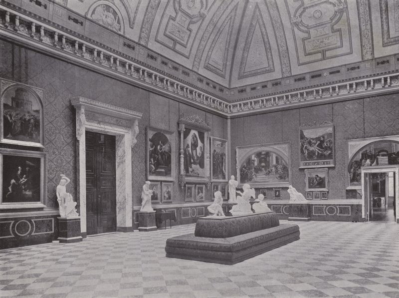 Potsdam, Orangery, Raffael Hall (foto a p/b) de Photographer German