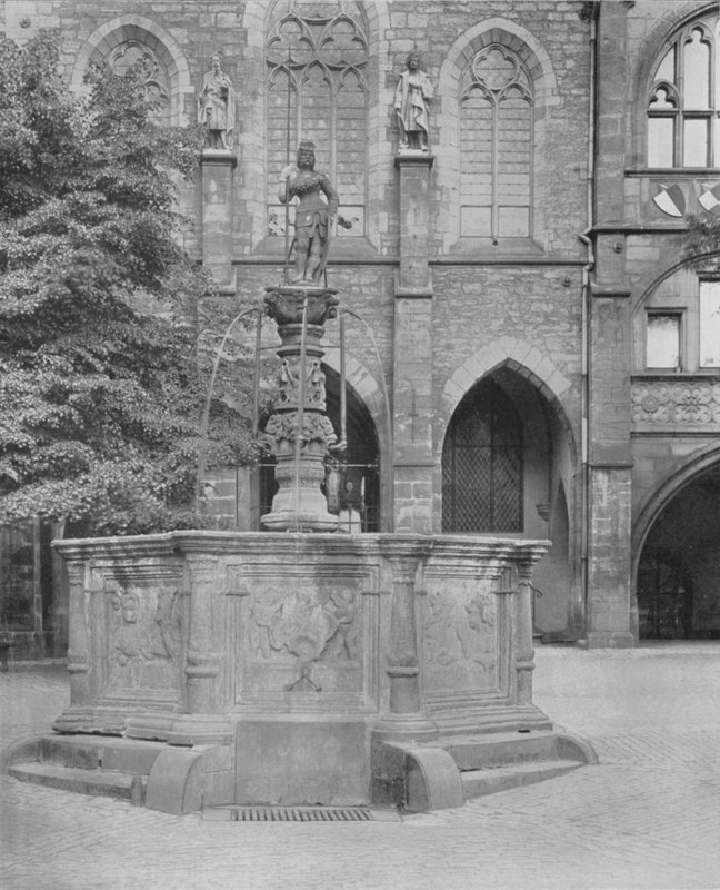 Rolandsbrunnen (foto a p/b) de Photographer German