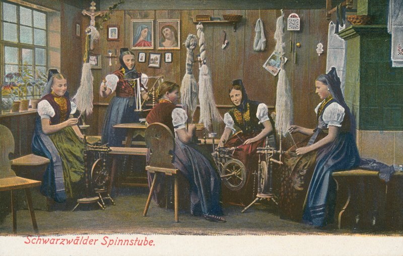 Spinners of the Black Forest, Alemanha. (foto a cores) de Photographer German