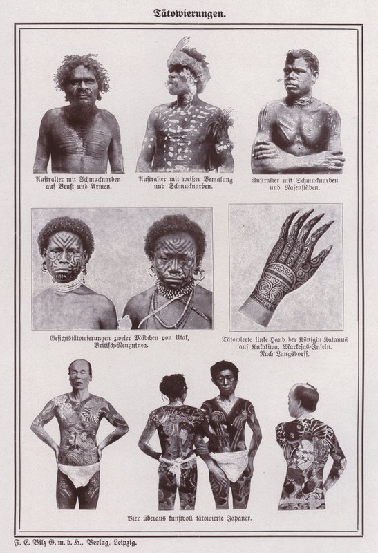 Tatuagens (foto a p/b) de Photographer German