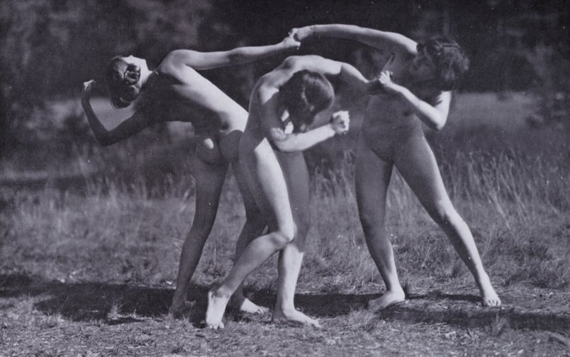 The Body Beautiful, Physical Culture for Women (foto a p/b) de Photographer German