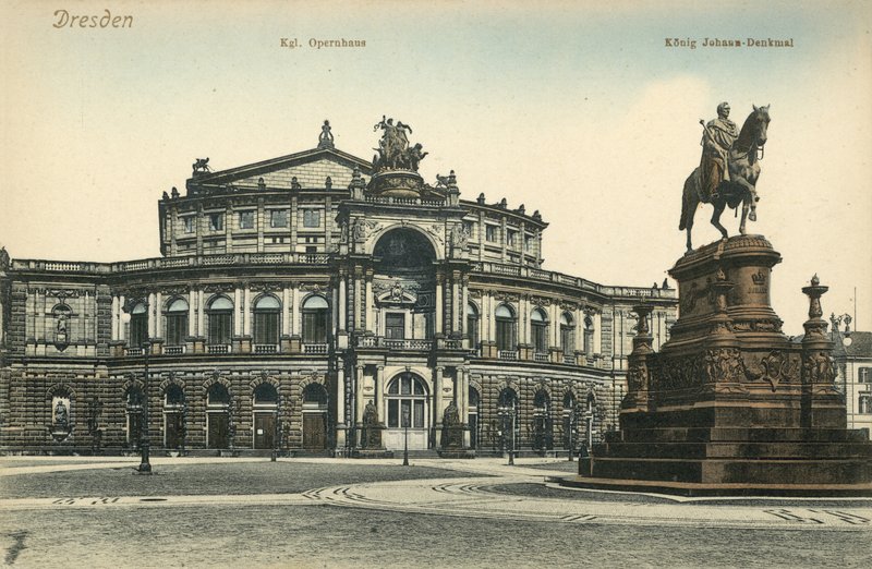 The Opera House, Dresden (foto a cores) de Photographer German