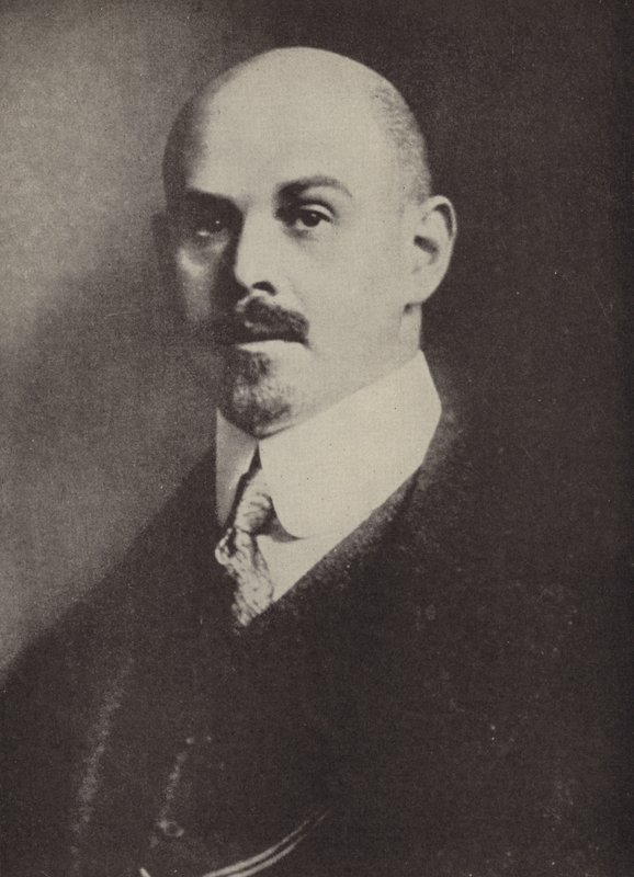 Walther Rathenau, industrial e político alemão (foto a p/b) de Photographer German