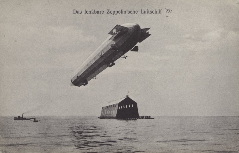 Zeppelin LZ III (foto a p/b) de Photographer German