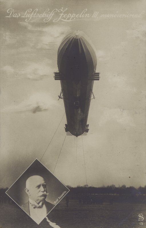 Zeppelin LZ III (foto a p/b) de Photographer German