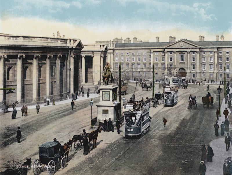 College Green, Dublin (foto a cores) de Photographer Irish