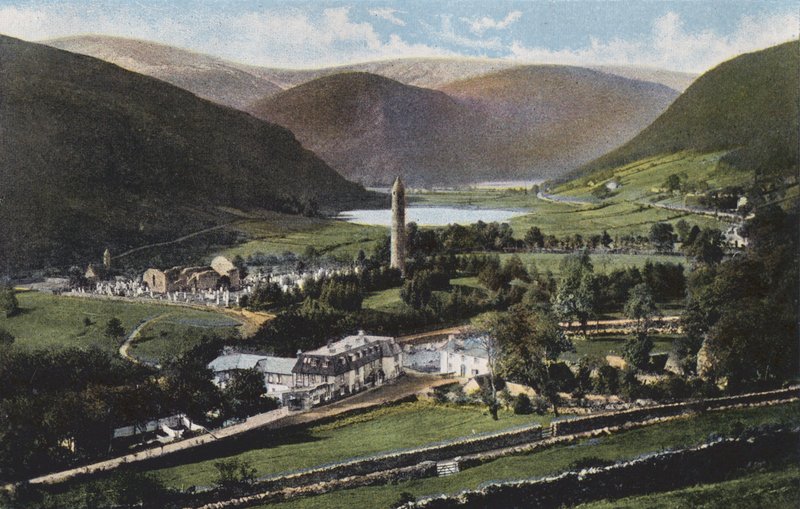 Irlanda: Glendalough, Condado de Wicklow (foto a cores) de Photographer Irish
