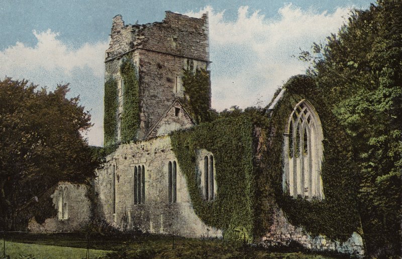 Irlanda do Sul: Abadia de Muckross, Killarney (foto colorida) de Photographer Irish