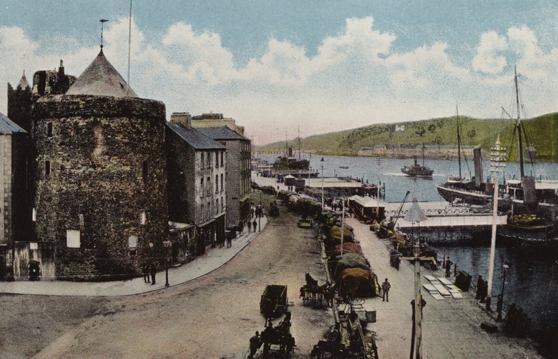 Irlanda do Sul: Torre de Reginald, Waterford (foto colorida) de Photographer Irish